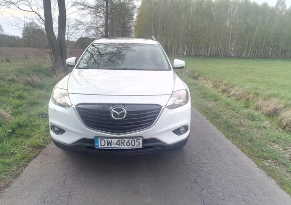 Mazda CX-9 cena 61900 przebieg: 106700, rok produkcji 2014 z Ostrzeszów małe 211